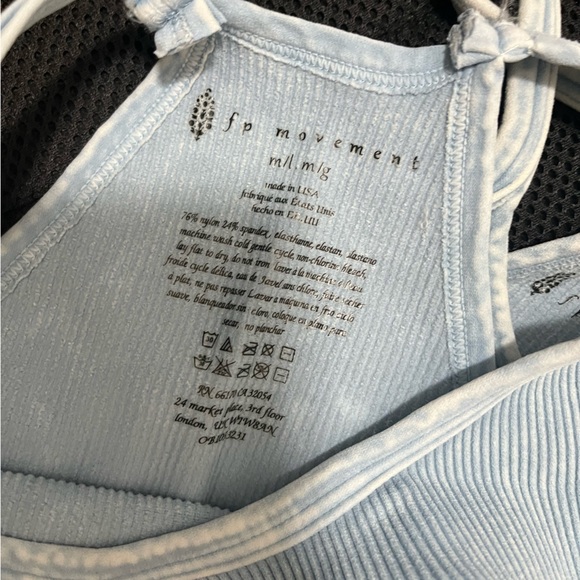 NWOT FP Movement Happiness Runs Tank - vintage ice blue - Picture 2 of 4